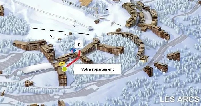 Apartment Studio Arc 1800 Charvet Ski Au Pied Pierra Menta Bourg-Saint-Maurice
